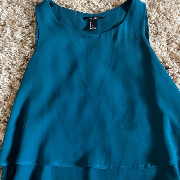Dark green / bluish formal top, casual as well - Picture 2 of 2